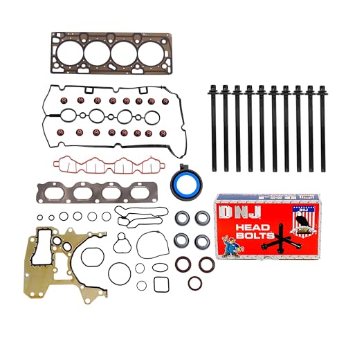 DNJ HGB340 Engine Cylinder Head Gasket Set with Head Bolt Kit, Complete Repair Set for...
