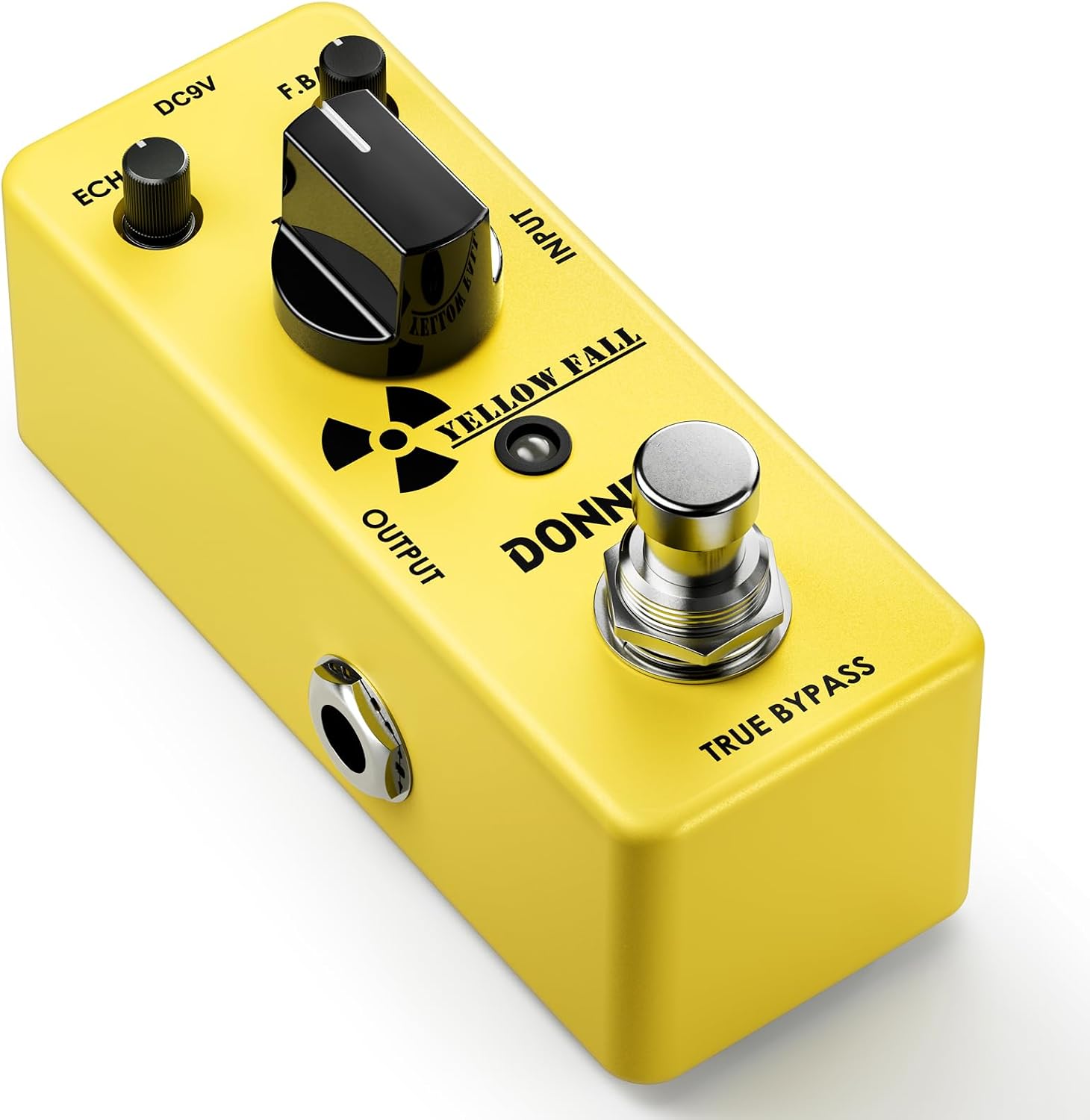 Donner Guitar Delay Pedal for Pedal Boards, Electric Guitar, Yellow Fall Analog Delay Mini...