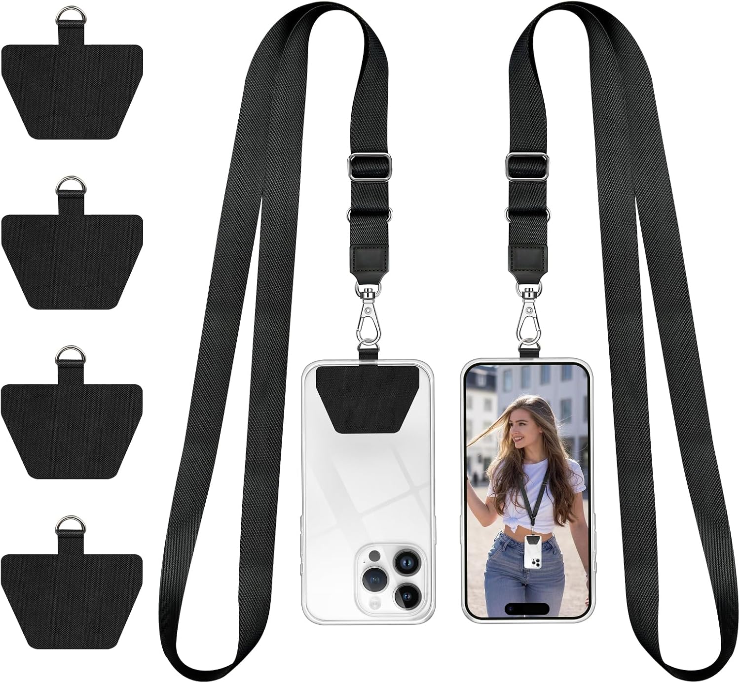 Doormoon Phone Lanyard, Universal Adjustable Neck Strap for Phone Case Keys ID Badges Cell...