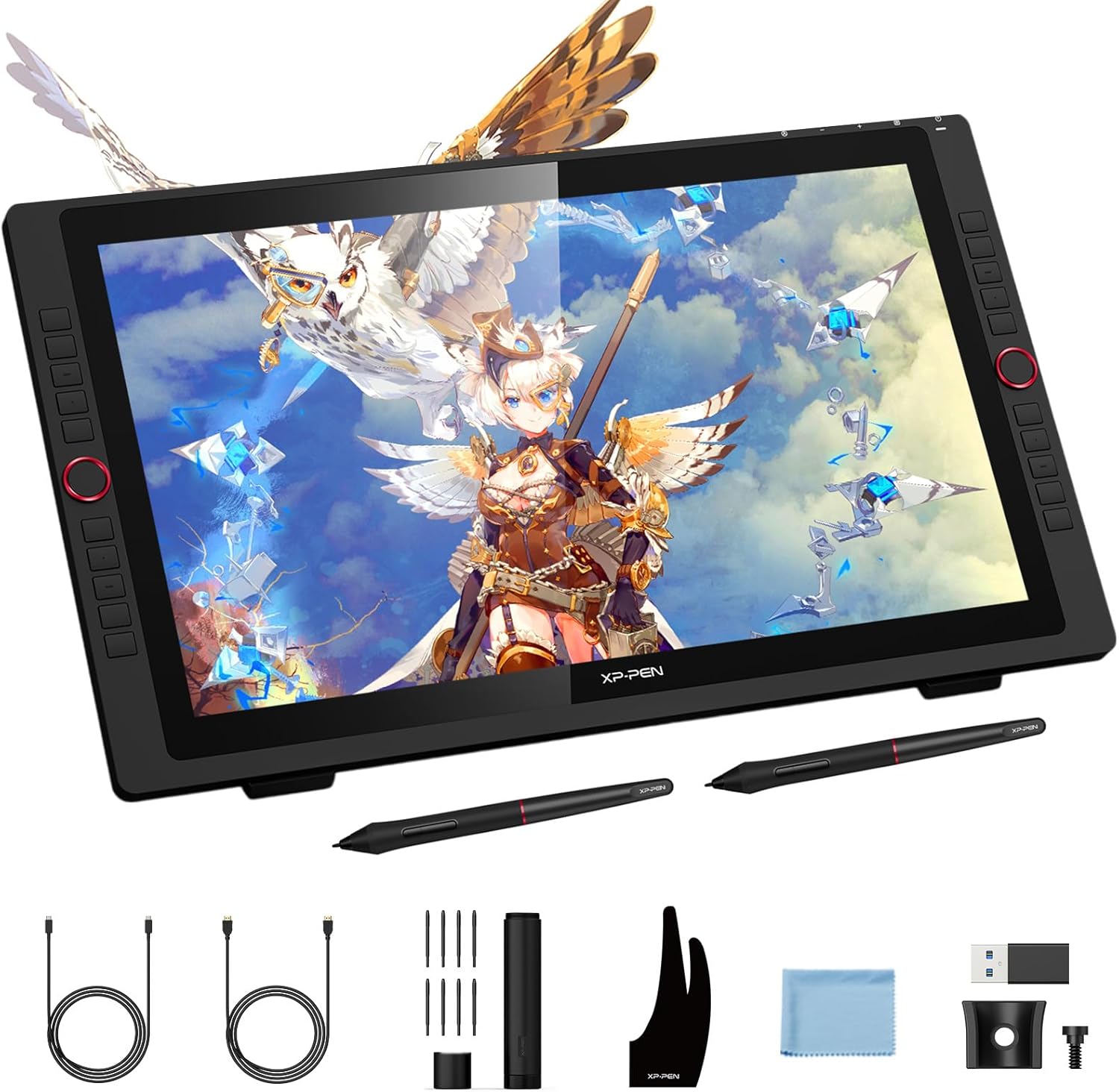 Drawing Tablet with Screen XPPen Artist 22R pro Computer Graphics Tablet 120% sRGB with...