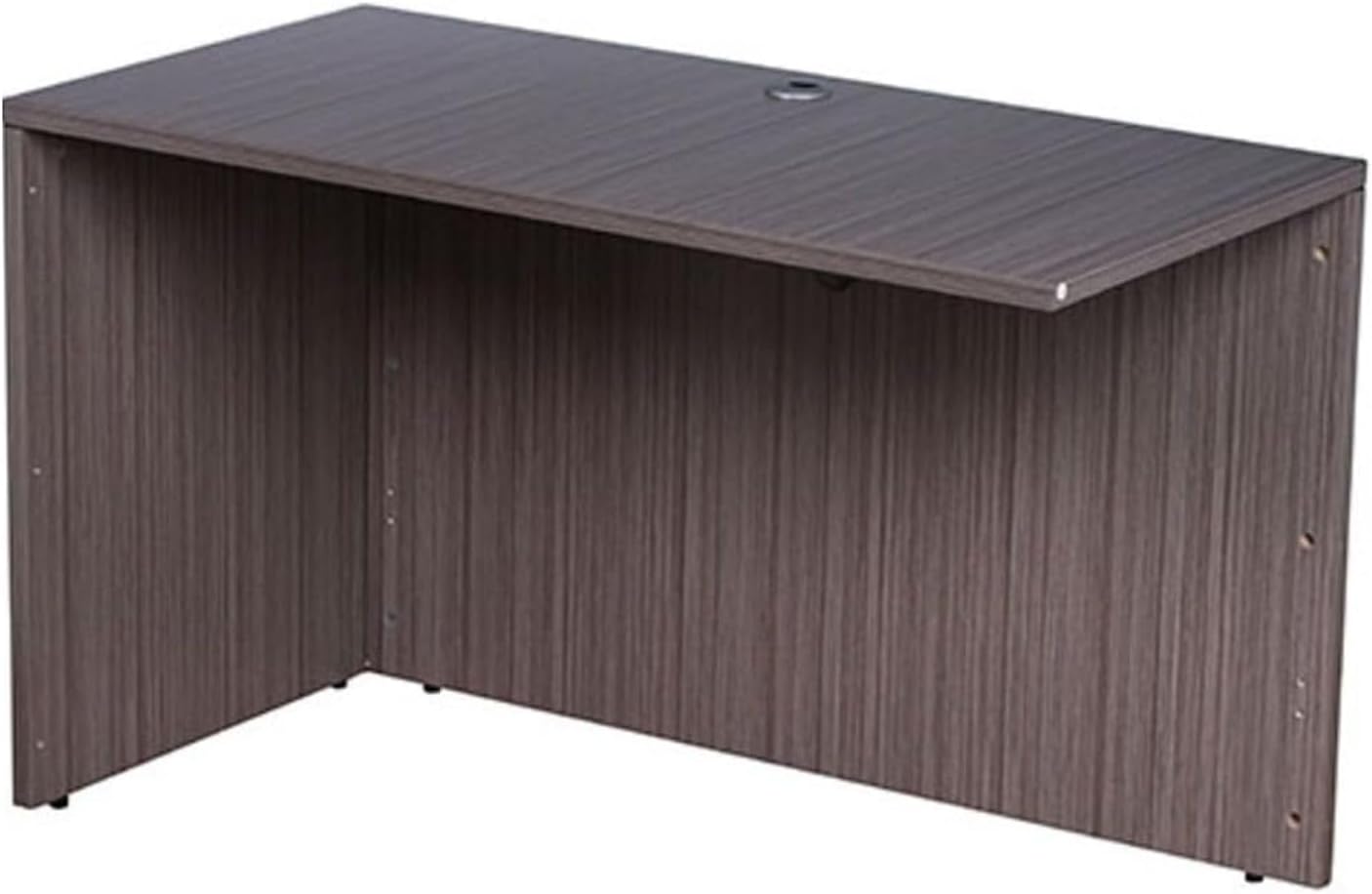 Driftwood Office Desk Shell Credenza Set Modular Executive Workstation L Shaped Desk Durable...