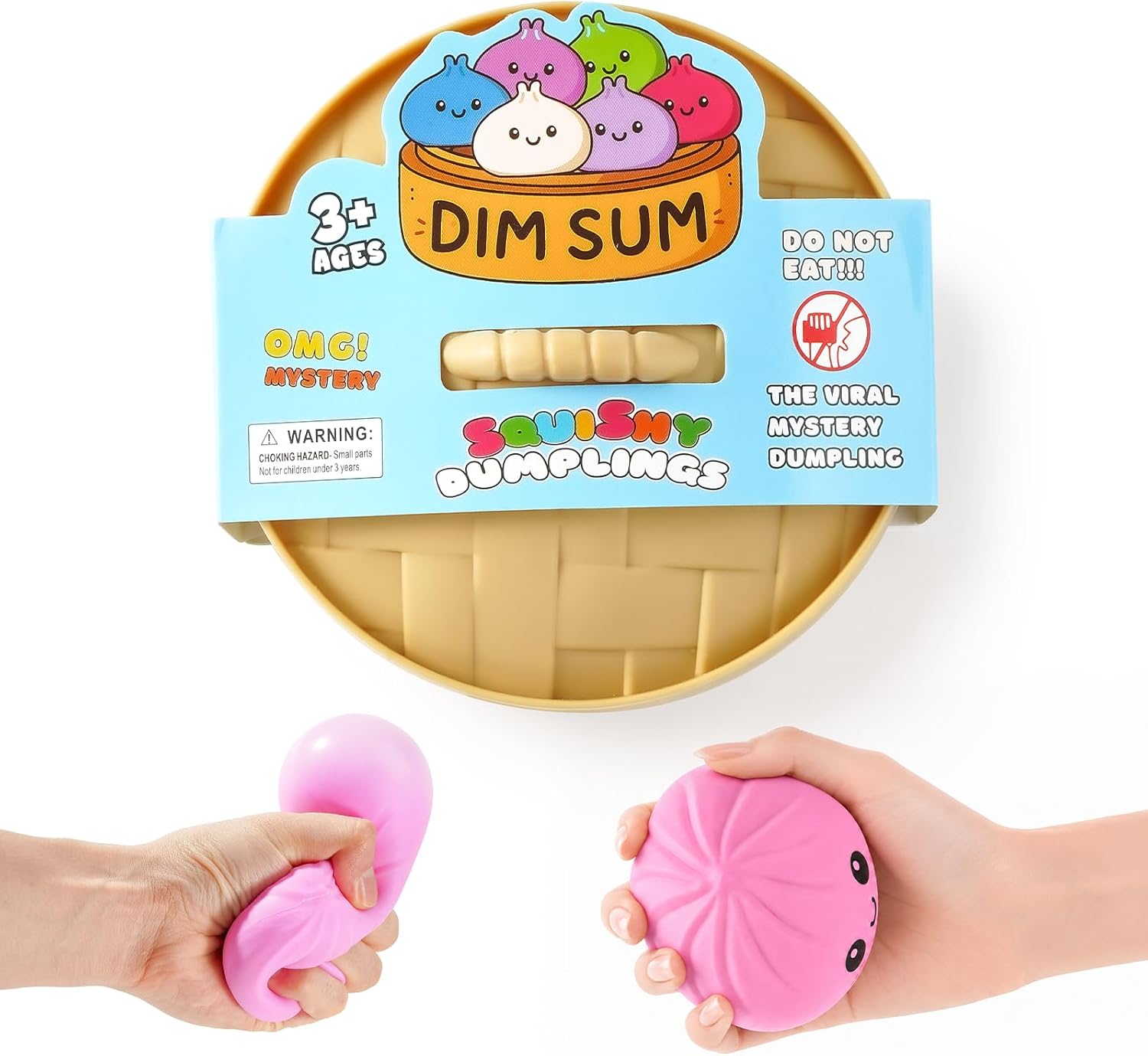 Dumpling Squishies, Giant Dumpling Mystery Box, Colorful Dumplings Stress Balls Fidget...