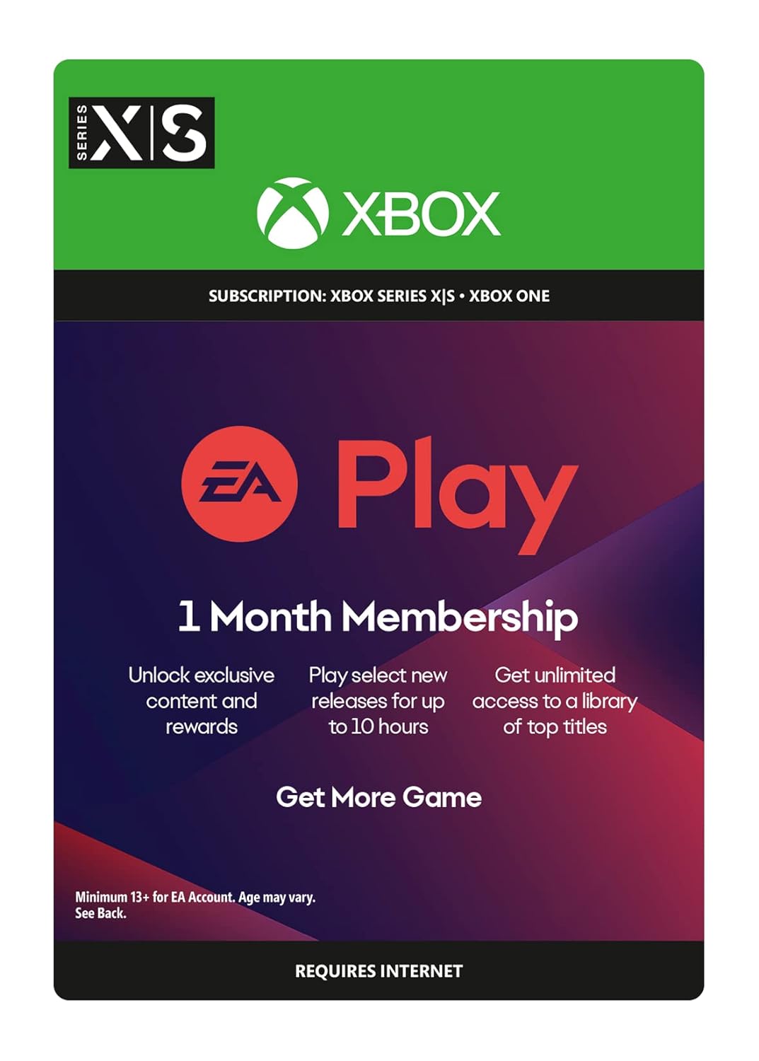EA Play 1 Month Subscription - Xbox [Digital Code] image