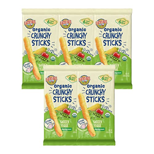 Earth's Best Organic Baby Food, Dissolvable Teething Snack for Babies 6 Months and Older...