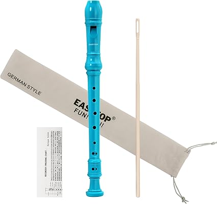 EAST TOP Soprano Recorder for Kids Beginners, 8 Hole Plastic German Fingering Flute Recorder...