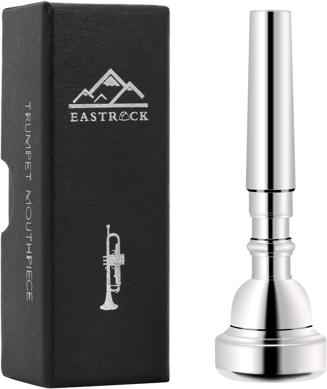 EastRock 3C Trumpet Mouthpiece Silver Plated Bb Trompeta Mouthpiece Trumpet Instrument...