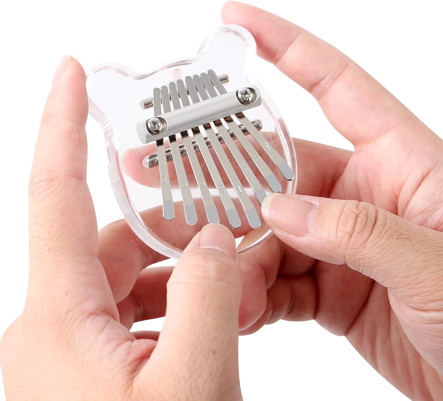 EASTROCK 8 Key Mini Kalimba, Finger Thumb Piano with Accessory Pendant Gift, Exquisite...