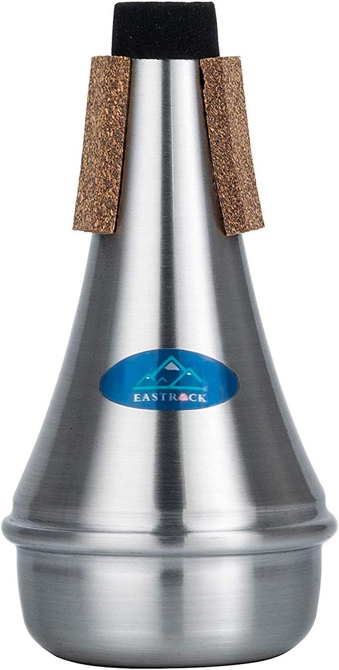 Eastrock Trumpet Mute,Lightweight Aluminum Mini Trumpet Practice Mute for...