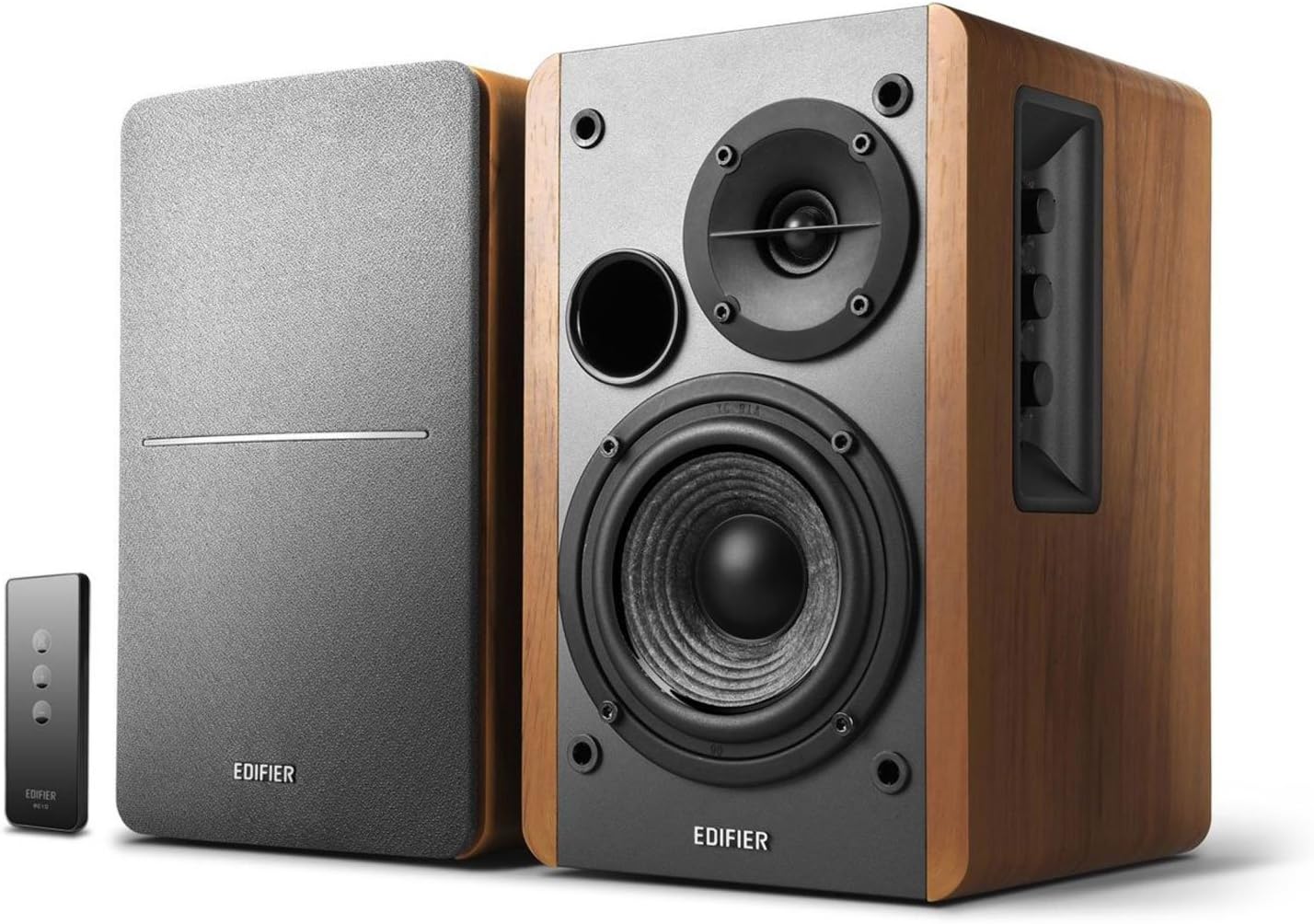 Edifier R1280T Powered Bookshelf Speakers - 2.0 Active Near Field Studio Monitor Speaker...