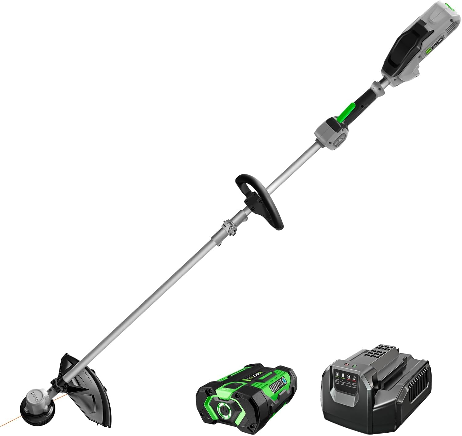EGO POWER+ String Trimmer, Battery Powered, 15" Trimmer for Weeds and Grass with Rapid...