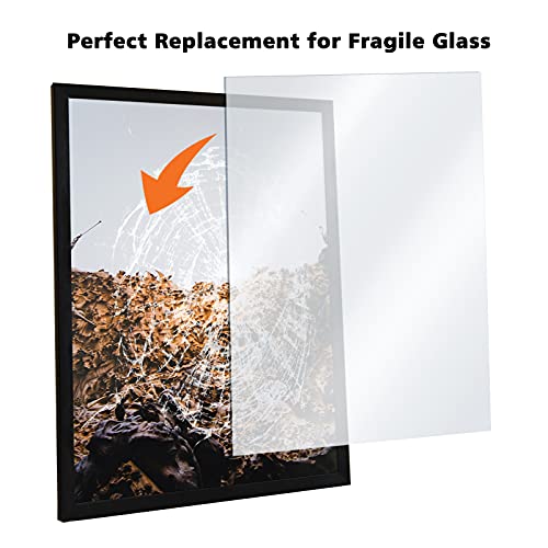 Egofine Plexiglass Sheets Acrylic Sheets 6 Pack of 8.5x11’’ 0.04 Thick Clear Plastic... image