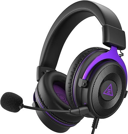 EKSA E900 Headset with Microphone for PC, PS4,PS5, Xbox - Detachable Noise Canceling Mic, 3D...