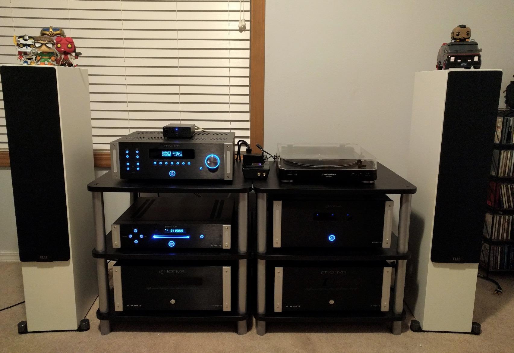 ELAC Uni-fi UF5 3-Way Floorstanding Speaker by Andrew Jones - (Each) Black (UF51-BK)