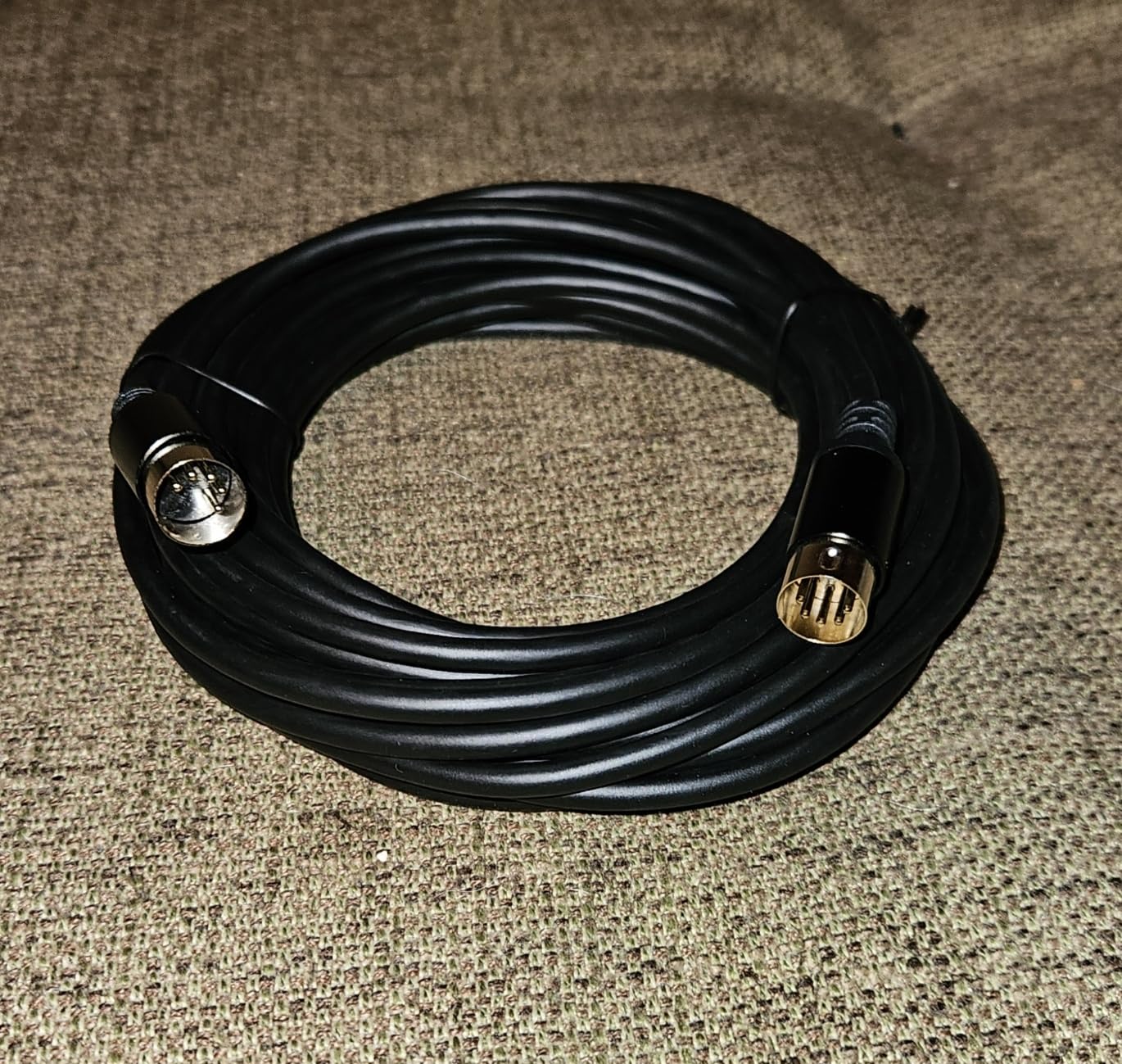 Elecan 5 Pin DIN MIDI Cable 4 Ft, Premium Male MIDI Audio Cord Instrument Cable, OFC...