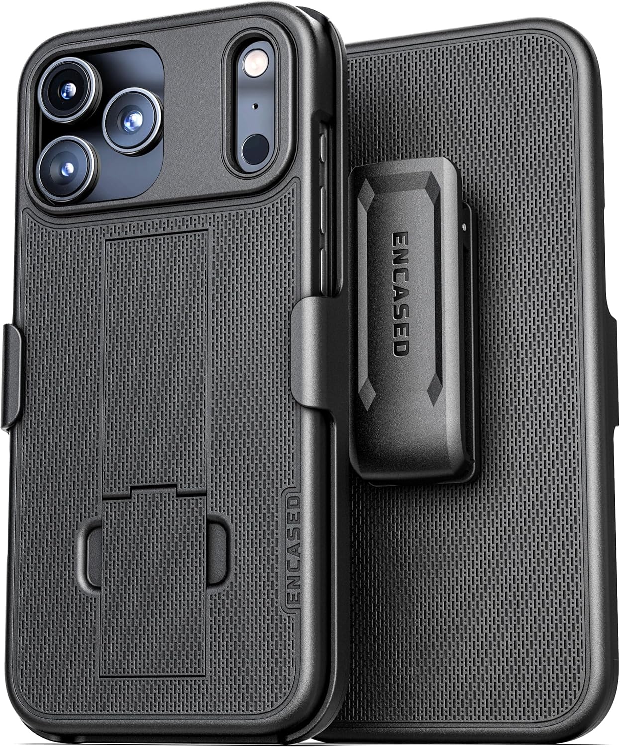 Encased® for iPhone 17 PRO Belt Case with Holster Clip and Kickstand, Rubberized Finish...