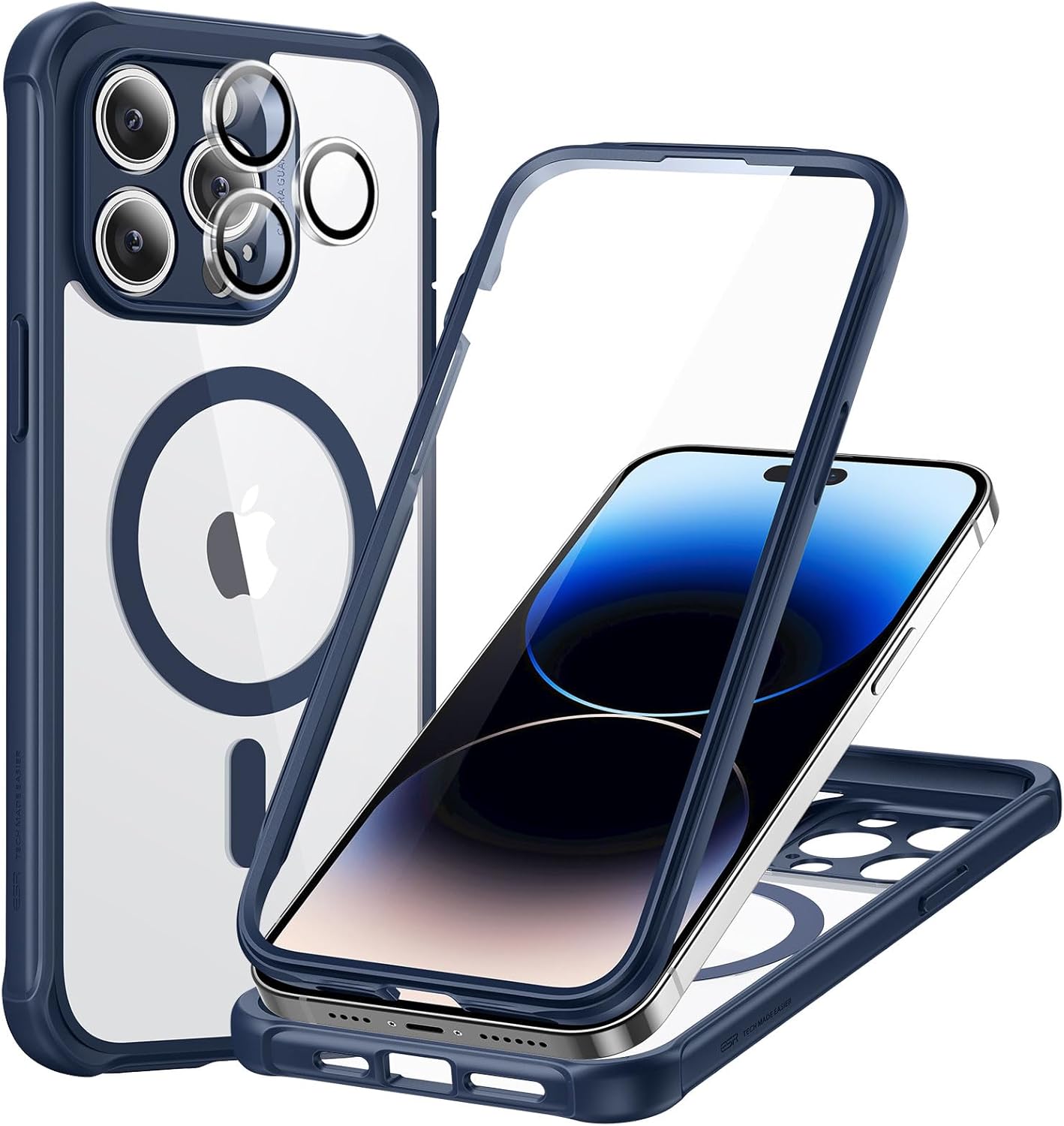 ESR for iPhone 14 Pro Max Case, Compatible with MagSafe, Full-Body Military-Grade Drop Proof...