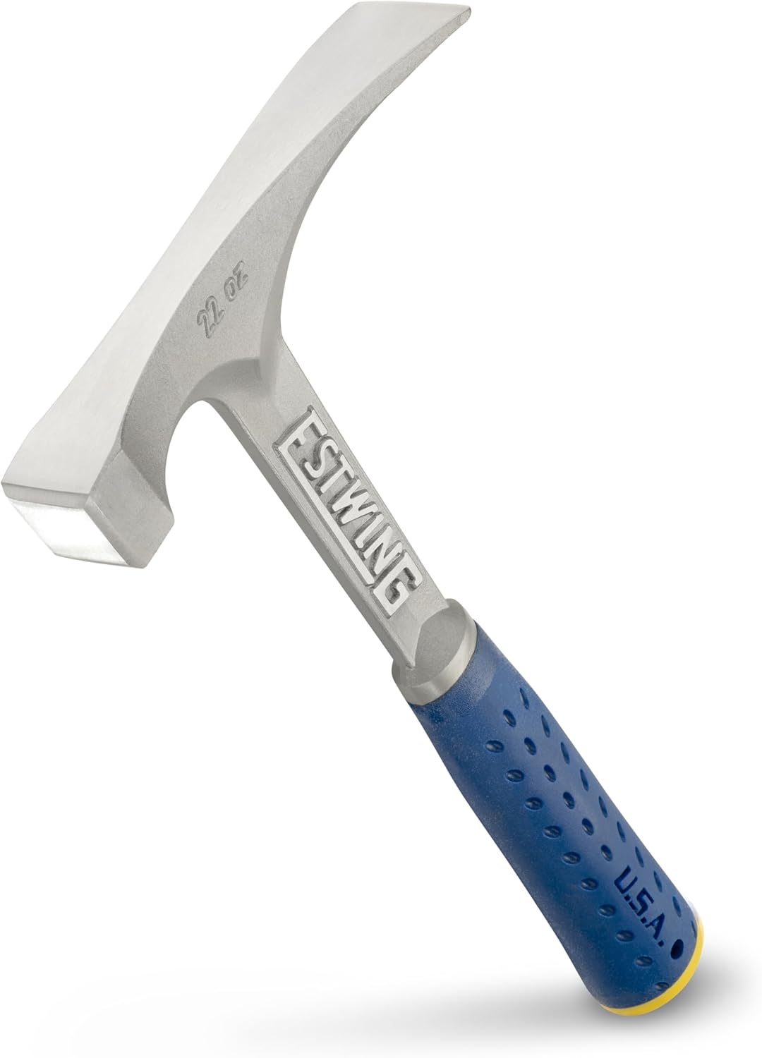 ESTWING Bricklayer's/Mason's Hammer - 22 oz USA Made Masonry Tool with Forged Steel...