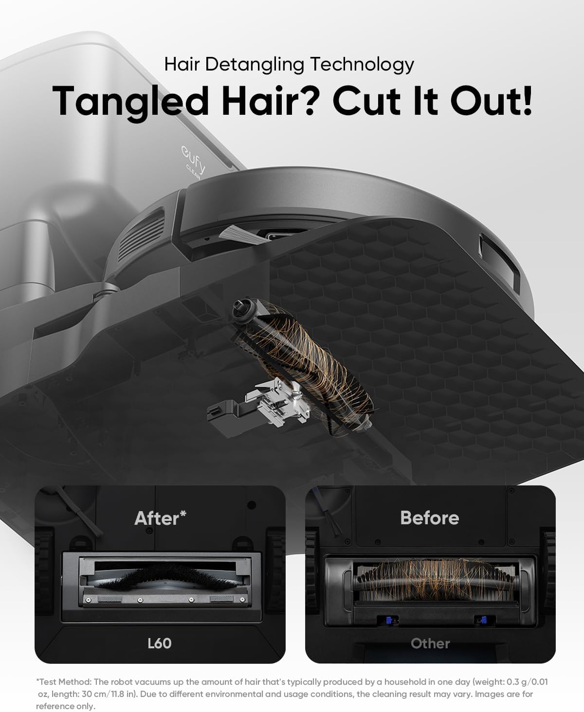eufy L60 Robot Vacuum with Self Empty Station, Hair Detangling Technology, Up to 60 Days... image