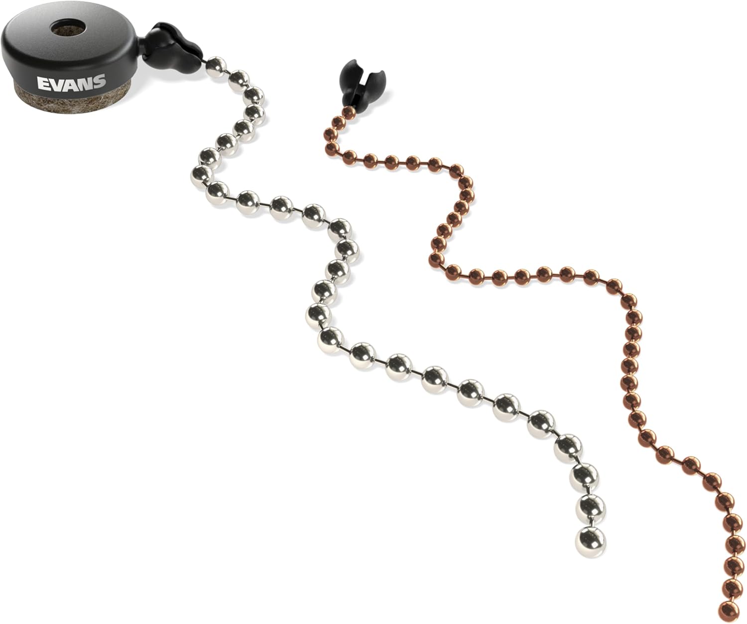 Evans Cymbal Pack - Sizzler Two Chain Pack - Includes Sizzler Cymbal, Felt Washer, Large...