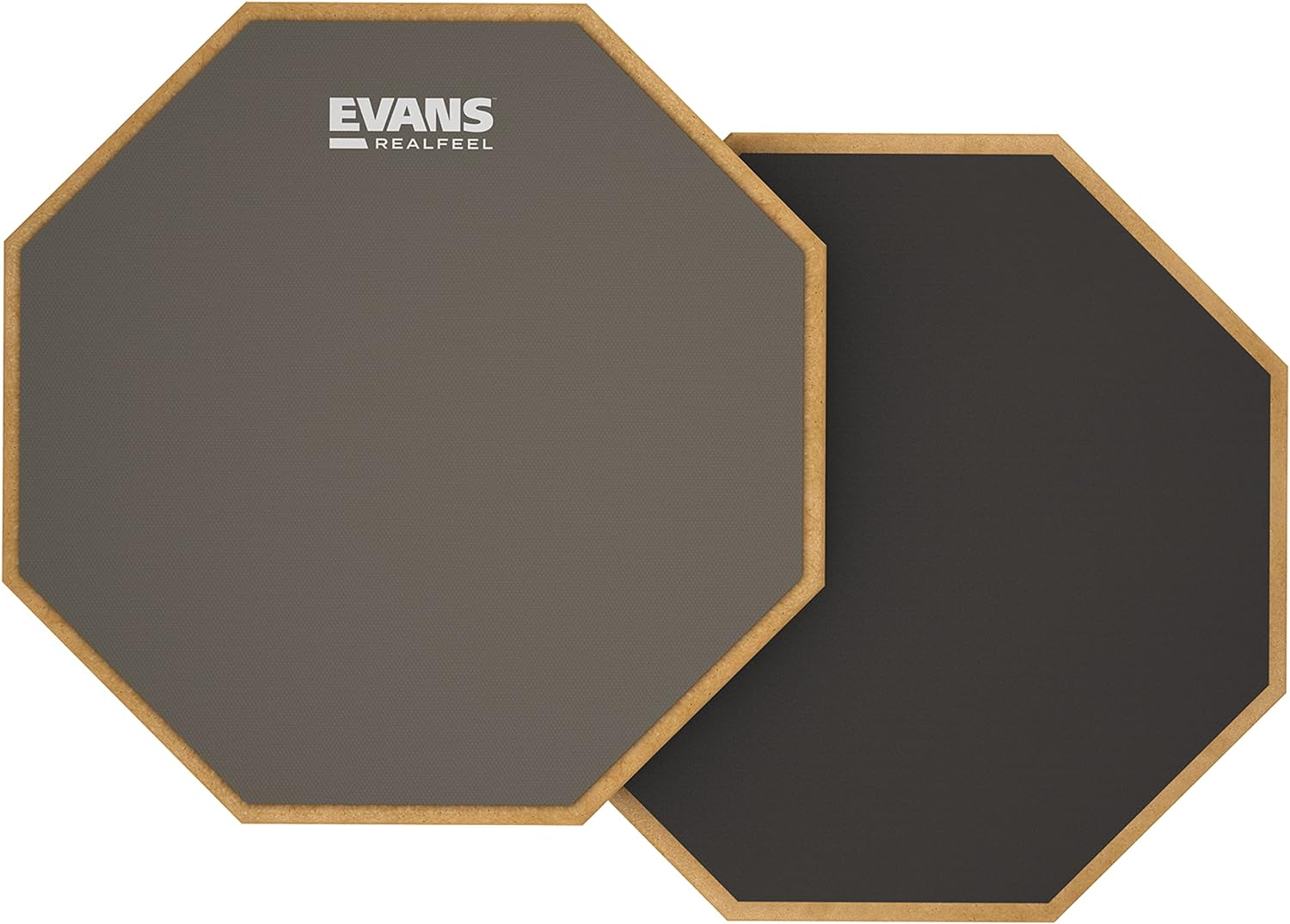Evans RealFeel - Drum Practice Pad - Drum Pad - Drummer Practice Pad - Gum Rubber &...