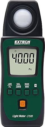 Extech LT505 Pocket Light Meter – Compact Lux & Foot-Candle Meter, Measures Ambient Light...