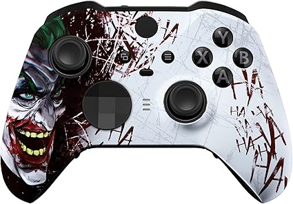 eXtremeRate Clown HAHAHA Replacement Faceplate Cover for Xbox One Elite Controller Series 2...