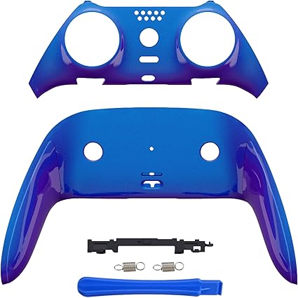 eXtremeRate Top Bottom Decorative Trim Shell Compatible with ps5 Edge Controller DIY...