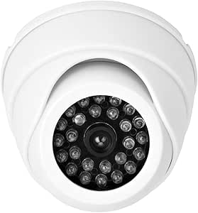 Fake Camera LED Light Simulation Camera Dome Camera Realistic Dummy Fake Security Monitor...