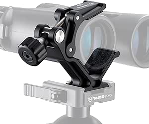 FANAUE S3 Binocular Tripod Mount Adapter with 1/4" & 3/8" Screw and ARCA Quick Release...
