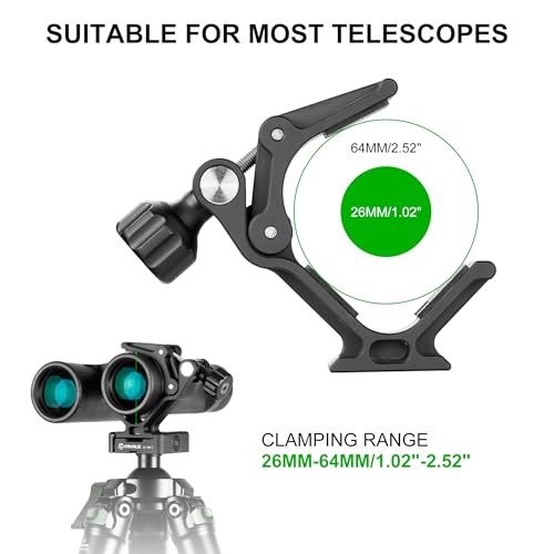 FANAUE S3 Binocular Tripod Mount Adapter with 1/4" & 3/8" Screw and ARCA Quick Release... image