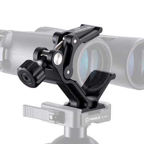 FANAUE S3 Binocular Tripod Mount Adapter with 1/4" & 3/8" Screw and ARCA Quick Release... image