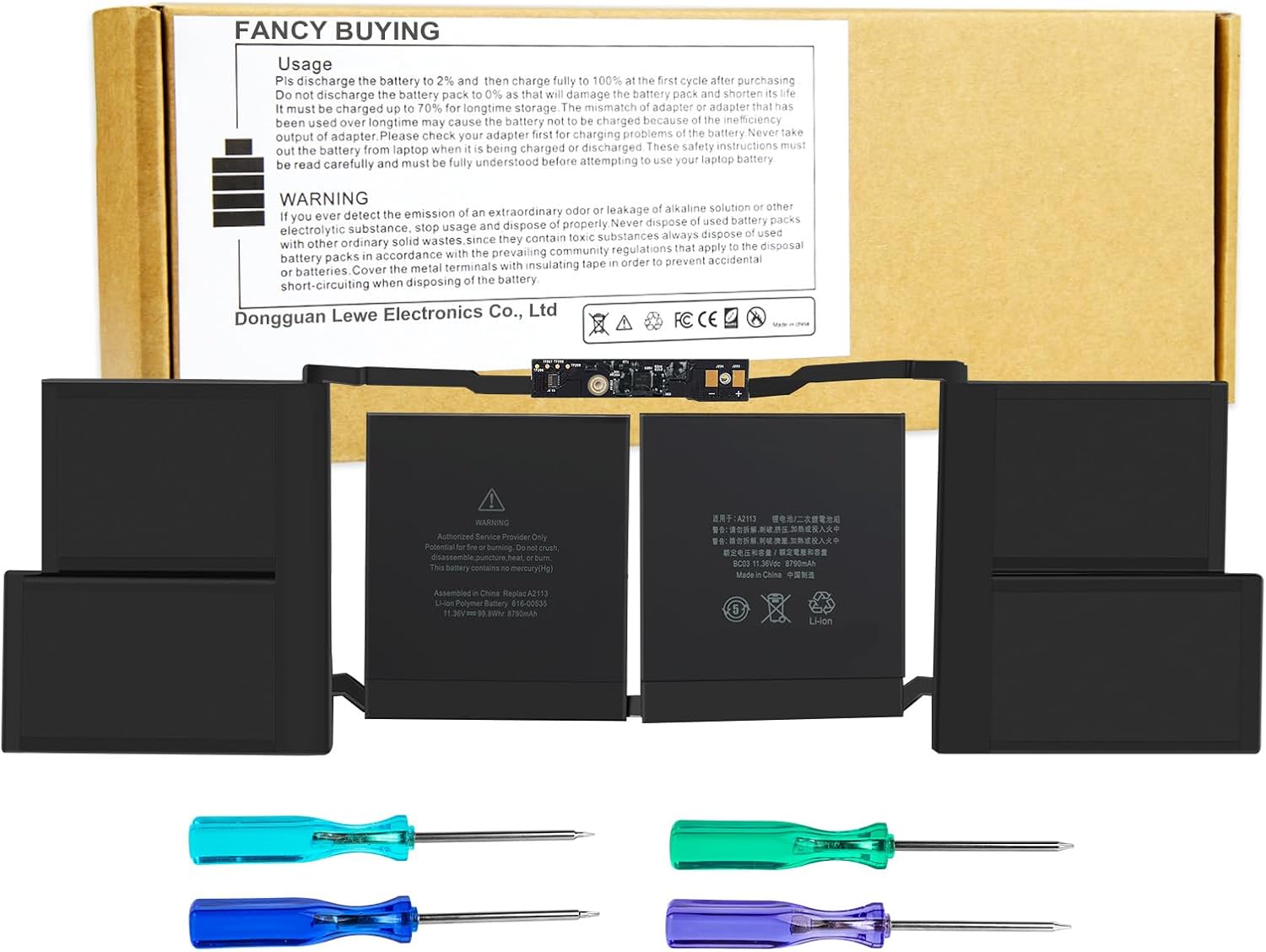 Fancy Buying A2113 A2141 Laptop Battery Compatible with MacBook Pro 16-inch A2141(2019...