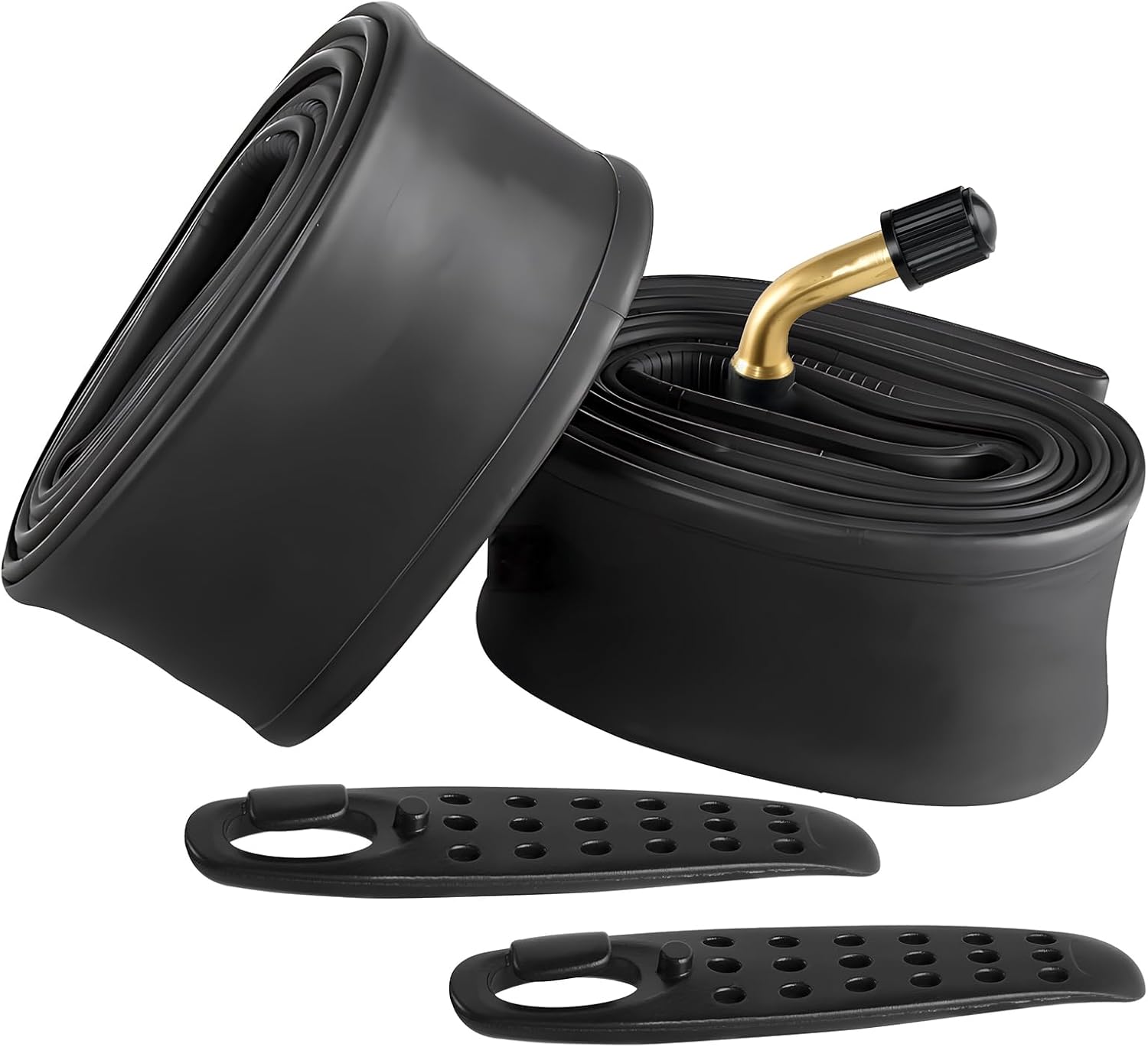FANSPRO 2 Pack Heavy-Duty 14 x 2.125 Electric Bike Inner Tubes with Angled Schrader Valve &...