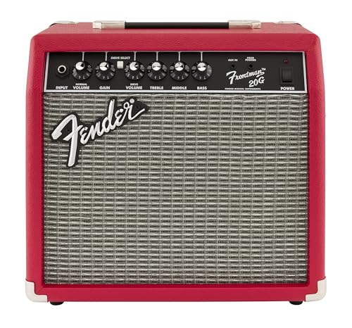 Fender Frontman 20G Electric Guitar Amplifier, 20-Watt Practice Amp with 8" Speaker, Clean &... image