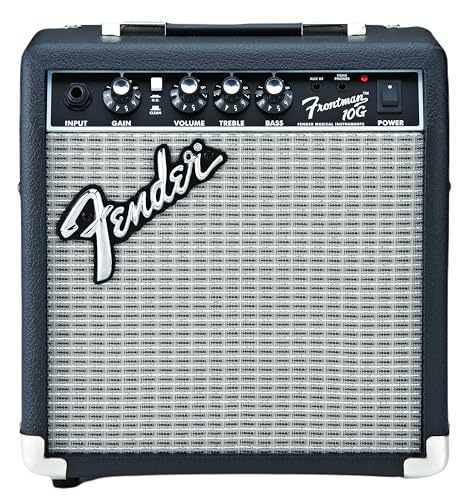 Fender Frontman 20G Electric Guitar Amplifier, 20-Watt Practice Amp with 8" Speaker, Clean &...