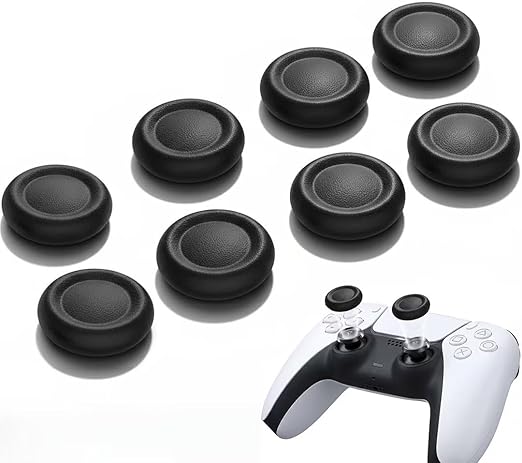 Ferkurn Replacement Thumb Grips Cap Compatible with PS5/4 Controller Edge Accessories...