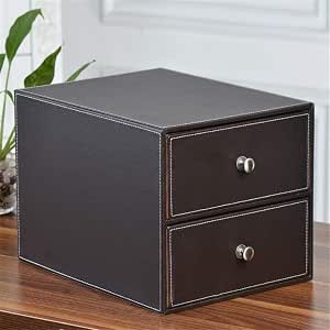 Filing Cabinets Leather Desktop Office File Cabinets Data Storage Boxes Chest of Drawers