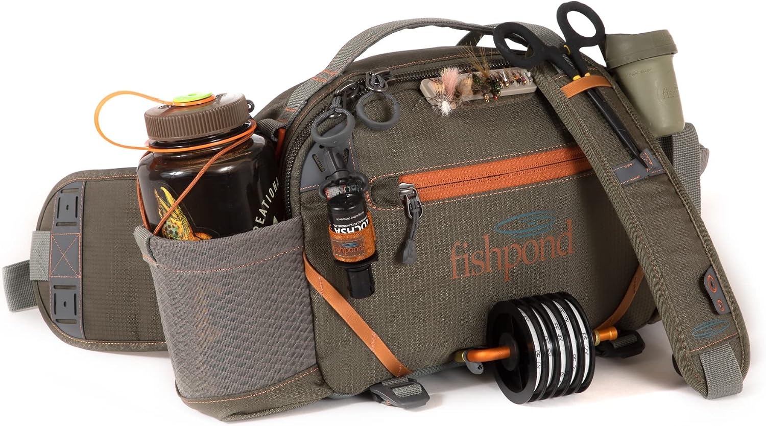FishPond Elkhorn Lumbar Pack Fly Fishing Waist Pack (Pebble), (EHLP-P)
