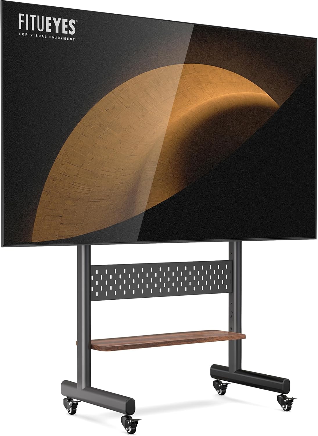 FITUEYES Rolling Movable Base, Suitable for 40-85 Inch Devices, Portable Base with Wheels...