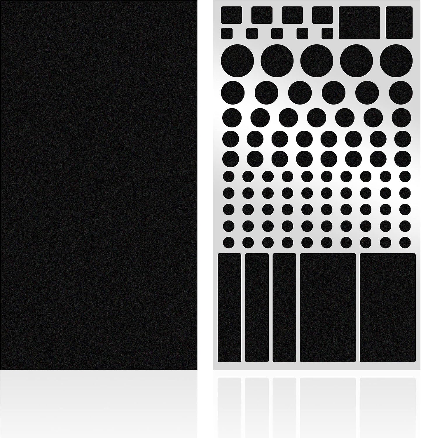 FLANCCI LED Light Dimming Stickers, Adhesive Light Filters for Reducing Bright LED Lights...