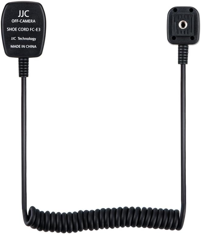 Flash TTL Cord JJC Off-Camera Flash Hot Shoe Cord for Canon R5 R6 RP R T8i T7 T7i T6 T6i T6s...