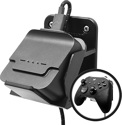 Floating Controller Wall Mount Stand Holder for Xbox Elite Series 2 Magnetic Charging Base...