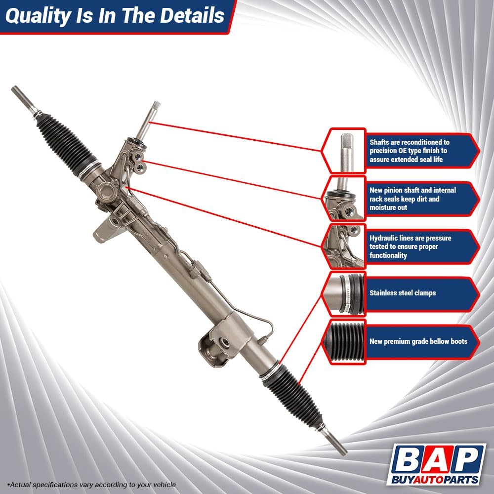 For Honda Odyssey 1999-2004 Power Steering Rack And Pinion - BuyAutoParts 80-00074R... image