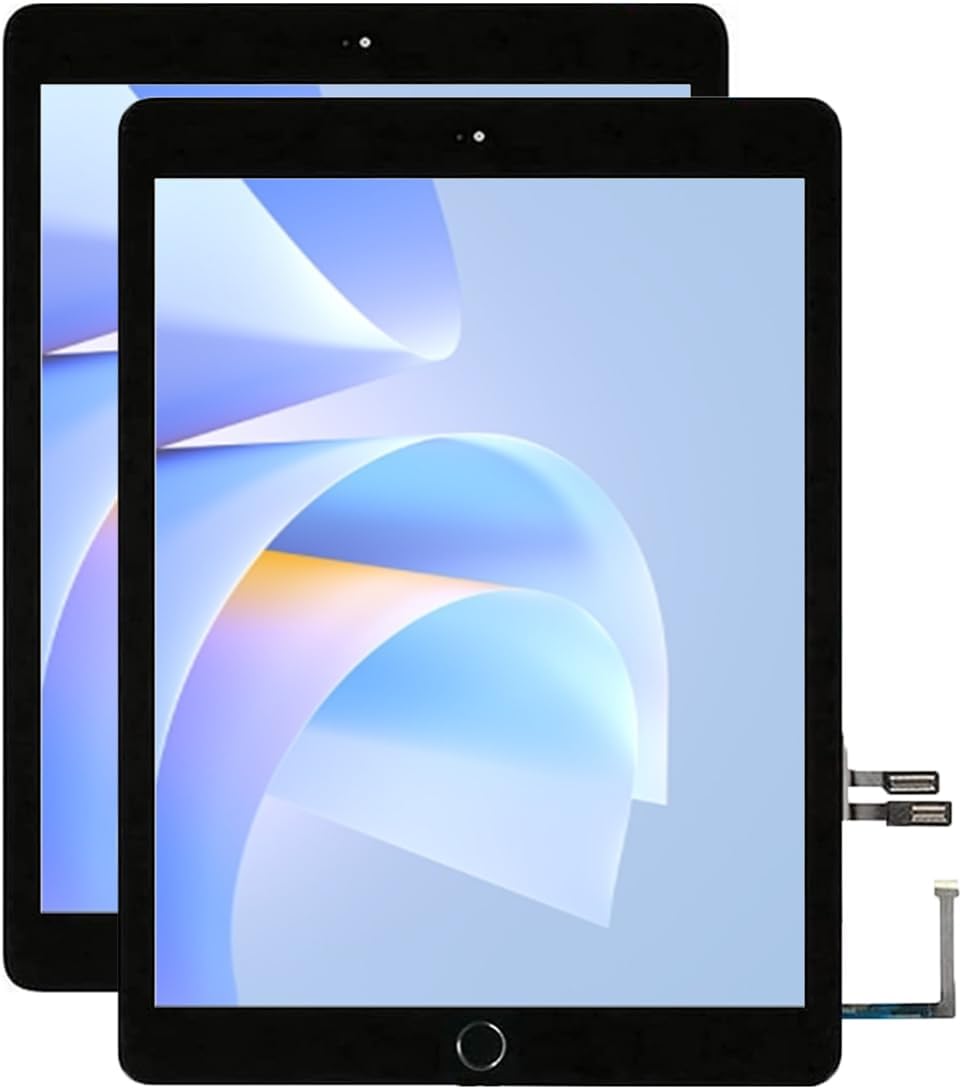 for iPad 6 6th Gen Screen Replacement A1893 A1954 2018 2 Pack Digitizer 9.7 Inch, for iPad...