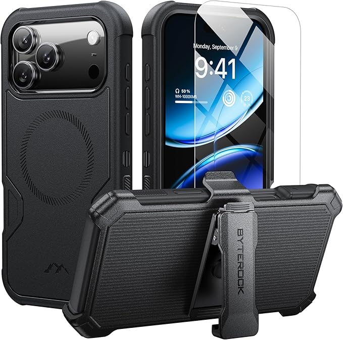 for iPhone 17 Pro Max Case 6.9" with Belt Clip Holster,Compatible with...