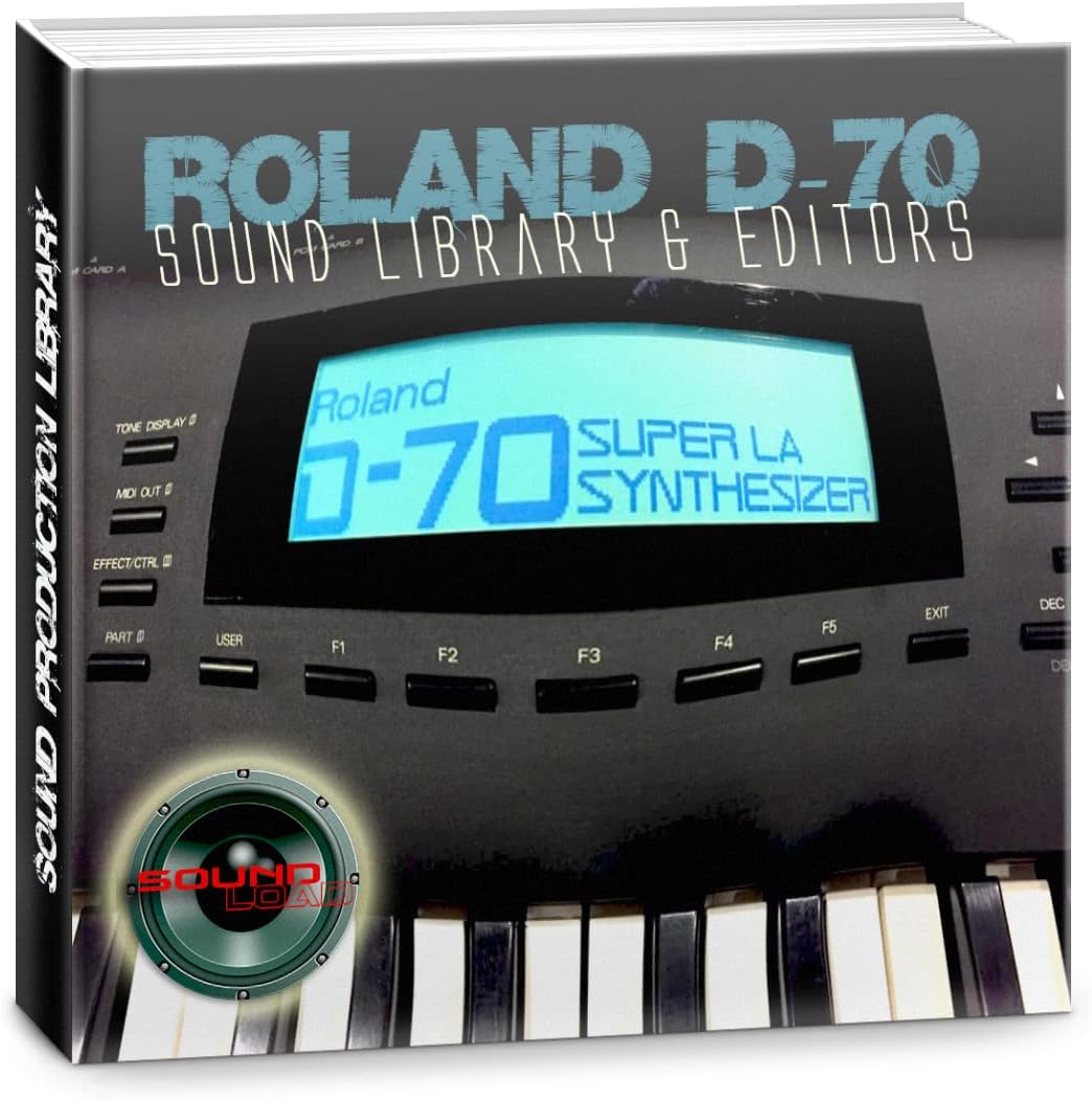 for ROLAND D-70 Large Original Factory & NEW Created Sound Library & Editors