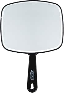 ForPro Professional Collection Premium Hand Mirror with Handle, 6.3" W x 9.6" L...