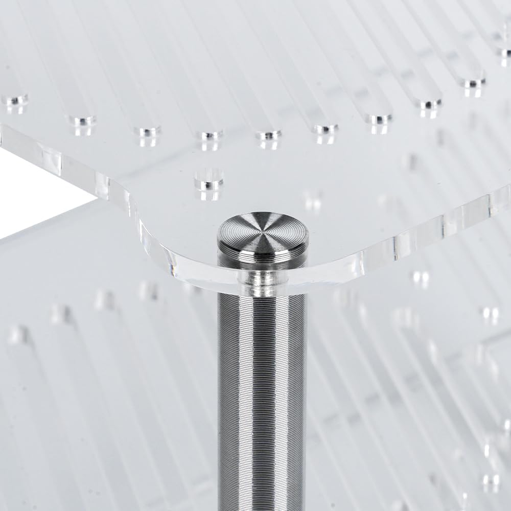 Fosi Audio Acrylic Amplifier Rack for Cooling Fan, Sturdy Audio Equipment Rack for Home... image