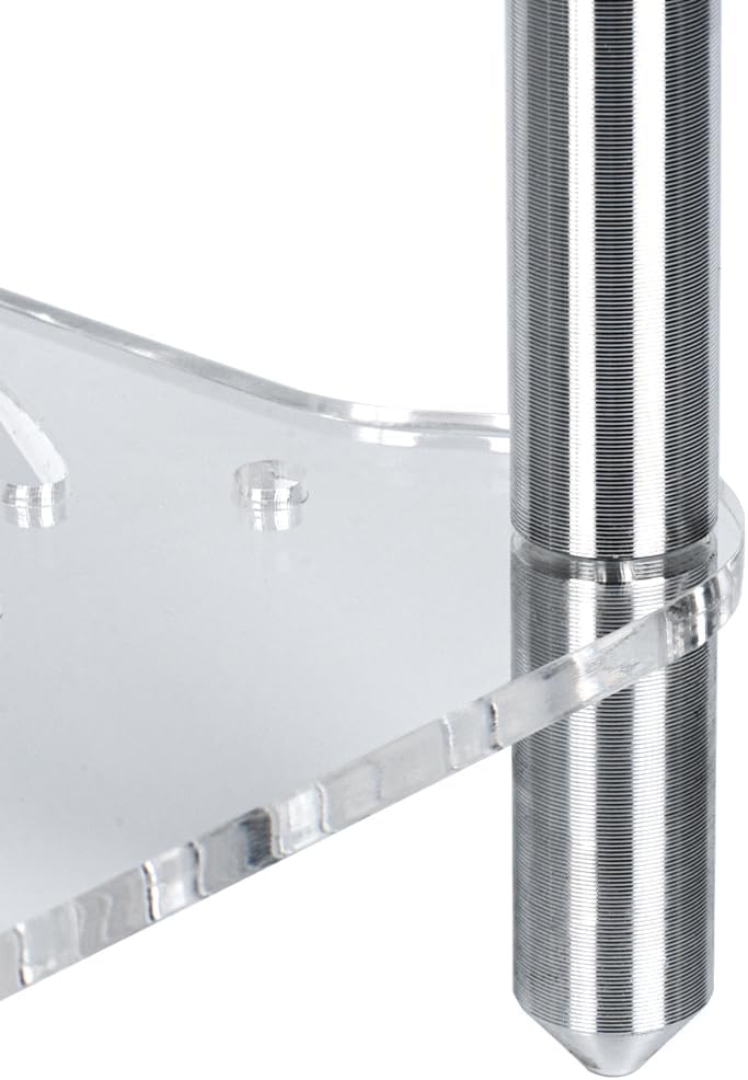 Fosi Audio Acrylic Amplifier Rack for Cooling Fan, Sturdy Audio Equipment Rack for Home... image