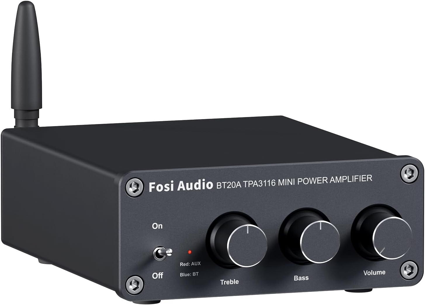 Fosi Audio BT20A Bluetooth Stereo Amplifier, 2 Channel Home Audio Component Amplifiers for...